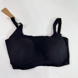 NWT Skims Scoop Bra Womens M-DD Onyx Naked Padded Adjustable Strap Wireless